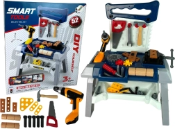 Detská dielňa s náradím a akumulátorovou vŕtačkou, 52 dielov