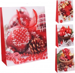 Darčeková taška L Vianoce 31 × 40 × 12 cm
