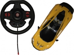 RC auto 1:16 s volantovým ovládaním, svetlami a zvukmi (27 MHz, 20 km/h)