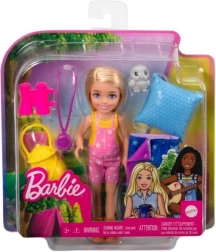 Barbie Chelsea kempingový set so spacákom