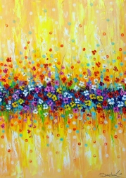 Puzzle jemná abstrakcia v farbách 1000 dielikov