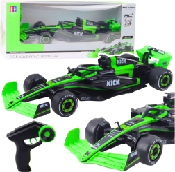 RC formula F1 C44 KICK Sauber 1:16 čierno‑zelená