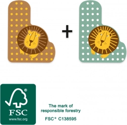 small foot Drevené písmeno L pre deti