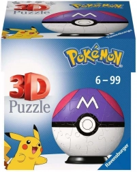 3D Puzzle Pokémon Master Ball od Ravensburger - 54 dielikov