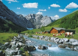 RAVENSBURGER Puzzle Pohorie Karwendel, Rakúsko 1000 dielikov