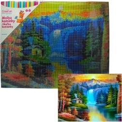 Diamantové maľovanie Vodopád 40 × 50 cm
