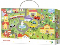 Puzzle Hľadanie predmetov – mesto, 80 dielikov