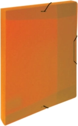 Krabica s gumou A5 Opaline oranžová