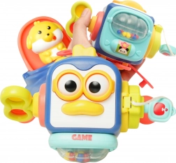 WOOPIE Pingvin Montessori Zmyslová Kocka 6v1