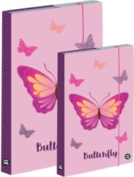 Sada boxov na zošity A4 a A5 s motívom motýľa