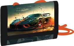 Detská textilná peňaženka s motívom auta