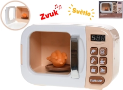 Detská mikrovlnná rúra s realistickými svetlami a zvukmi