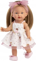 Realistická bábika Llorens Valeria s celovinylovým telom - 28 cm
