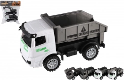 Súprava stavebných autíčiek s pohonom na zotrvačník