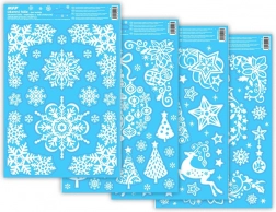 Vianočné okenné fólie Glitr 20x30 cm