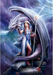 Clementoni Puzzle Dračia čarodejnica 1000 Dielikov