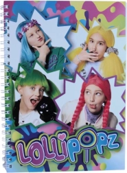 Zápisník A5 Lollipopz s krúžkovou väzbou