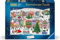 Ravensburger puzzle Vianočné mesto 1000 dielikov
