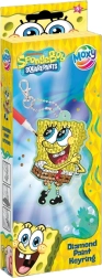 Kreatívny set na výrobu diamantového prívesku SPONGEBOB