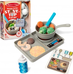 Súprava na varenie s meniacimi sa farbami MELISSA & DOUG Simmer & Stir, 19 dielov