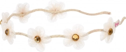 Čelenka do vlasov Liyana s tylovými kvietkami