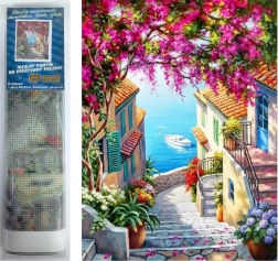 Diamantové maľovanie Schody nad morom 30 × 40 cm