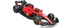 kovový model bburago 1:24 ferrari sf-23 charles leclerc v ochrannom boxe