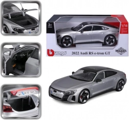 Kovový model BBURAGO 1:18 AUDI RS e-tron GT – strieborný