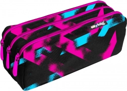 Školské puzdro s 3 zipsami Line Girl