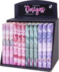 Zápisník A6 BLOOM, linajkovaný, mix motívov (96 listov)