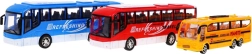Sada autobusov pre deti 3+ Školský autobus a výletné autobusy so živými farbami