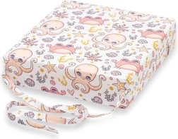Detský podsedák na stoličku New Baby Basic Chobotnica ružový