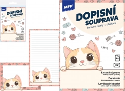 Luxusný farebný písací papier s motívom Mačka