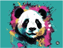 Obrus na výtvarnú výchovu 65 × 50 cm – panda