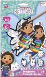 Magnetické vyškrabávacie obrázky Gábikin čarovný domček – sada 10 ks