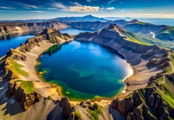 Puzzle Horského jazera 1000 dielikov