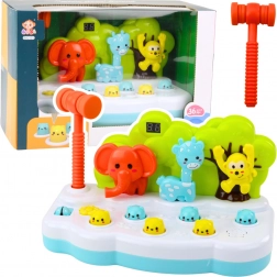 Zábavná hra so zvieratkami Whack-A-Mole s počítadlom