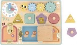 Drevená manipulačná tabuľa Tooky Toy