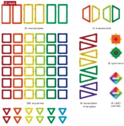Geosmart magnetická stavebnica vesmírna stanica