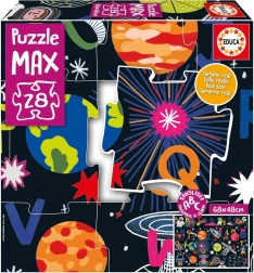 Educa puzzle Vesmírna abeceda 28 dielikov