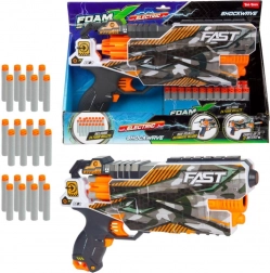 Pištoľ na penové náboje so zvukom a nábojmi