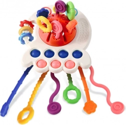 Farebná senzorická hračka - hryzadlo