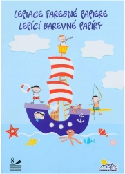 Samolepiace farebné papiere A4 – 8 listov