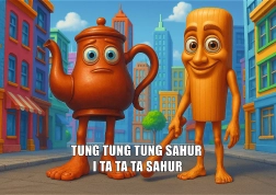 Trefl puzzle BrainRots: Tung Tung Sahur 200 dielikov