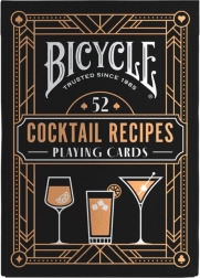 Hracie karty Bicycle Cocktail s receptami na koktaily