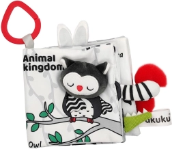 Detská senzorická kontrastná knižka Akuku zvieratká