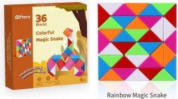 Farebný had skladací hlavolam
