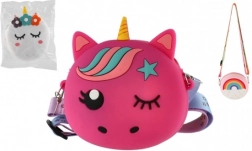 Detská silikónová peňaženka so šnúrkou - rôzne farby