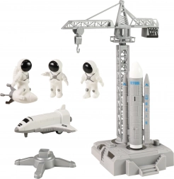 Vesmírna sada s žeriavom a odpaľovacou plošinou