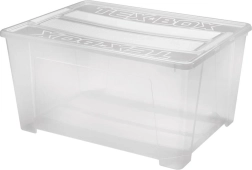 Plastový úložný box s vekom HEIDRUN TexBox 150 l